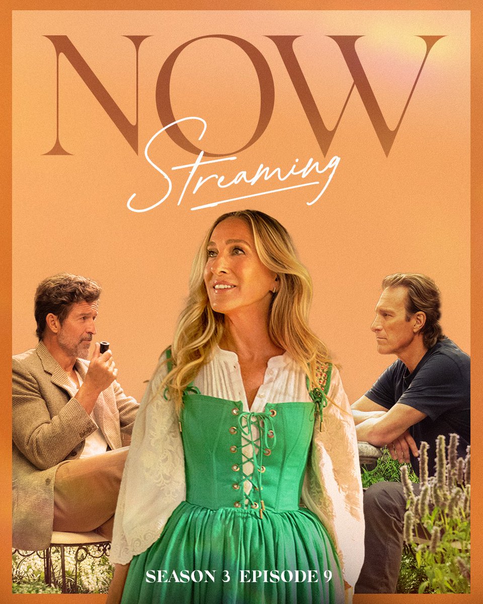 AndJustLikeThat's tweet image. Grab your girls, tonight's the night! 🍸 Episode 9 is now streaming on @StreamOnMax