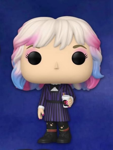 il_i0y's tweet image. 「Wednesday」シーズン2のPOPの画像が公開された…😭🤍 シーズン2仕様のイーニッド可愛い、カラフルわたあめちゃんだ……手に入れなきゃだね!!!!
