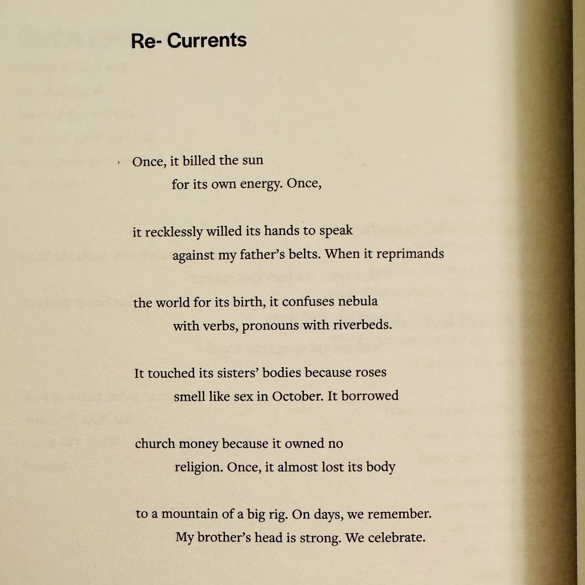 “Because roses smell like sex in October” A poem by Metta Sama.