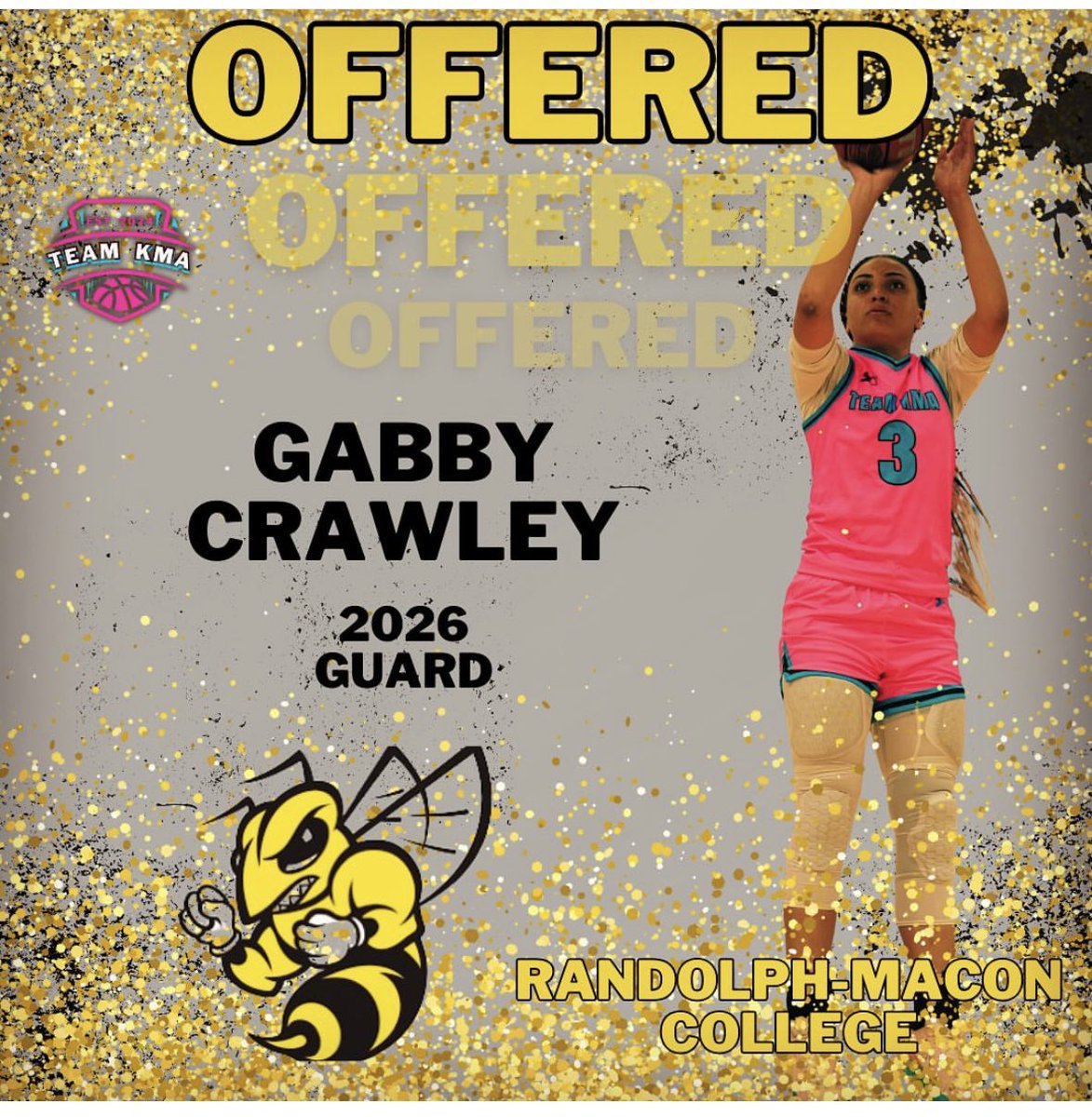 Gabrielle Crawley (@gabscrawl4) on Twitter photo Thank you to the Coaches at Randolph Macon for the offer to play at the next level.
<a href="/Teamkma24/">Team KMA</a> <a href="/coachkent02/">#alwaysinthegym</a> <a href="/RMCWBB/">Randolph-Macon Women's Basketball</a> <a href="/Assist_U_/">AssistU Recruiting</a> Thank you to the Coaches at Randolph Macon for the offer to play at the next level.
<a href="/Teamkma24/">Team KMA</a> <a href="/coachkent02/">#alwaysinthegym</a> <a href="/RMCWBB/">Randolph-Macon Women's Basketball</a> <a href="/Assist_U_/">AssistU Recruiting</a>