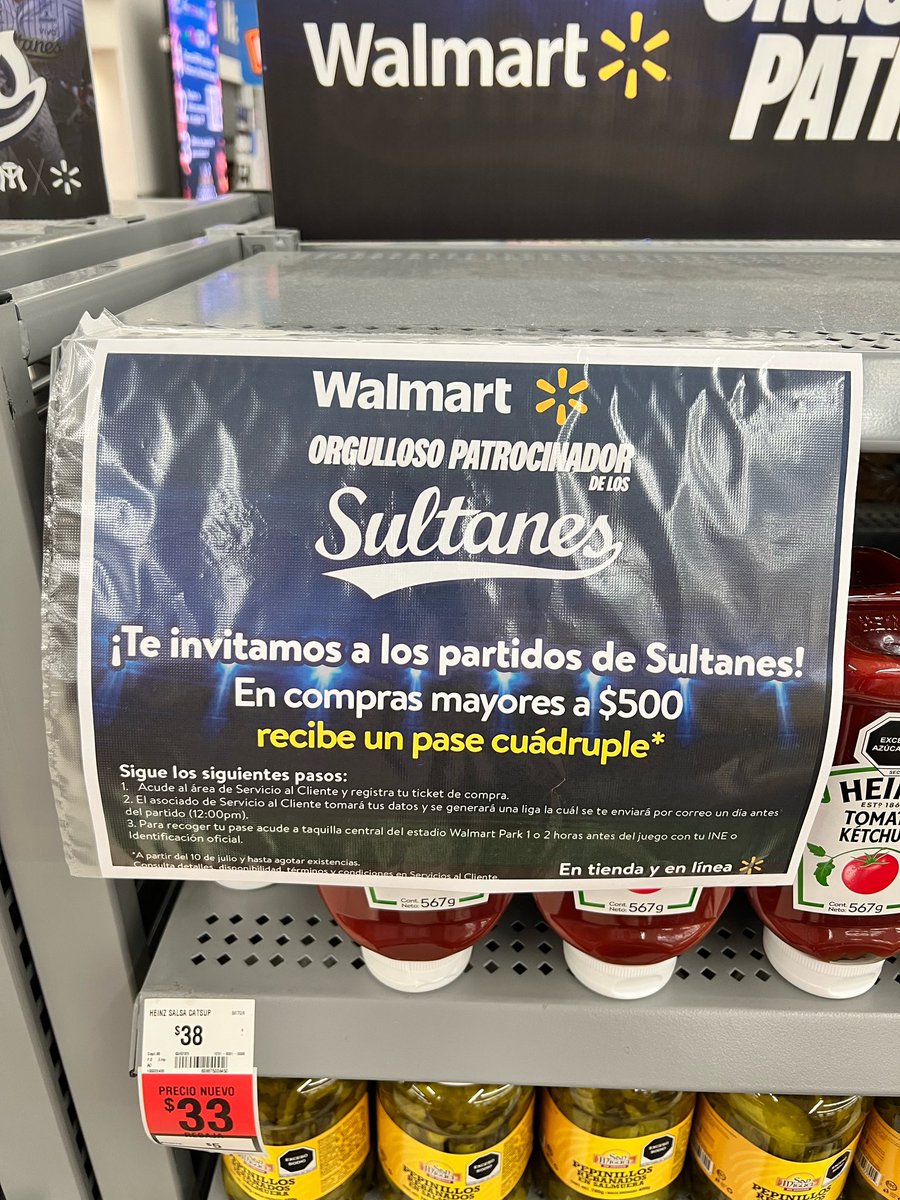 Hola <a href="/SultanesOficial/">Sultanes de Monterrey</a> !
Hay nomás aguas con los convenios o estrategias con <a href="/WalmartMexico/">walmartmexico</a> .
El sábado me inscribí con la promoción para asistir al juego.
Al día de hoy NI en atención a clientes de la sucursal, ni en la ayuda del programa Beneficios saben del tema. No recibí nada