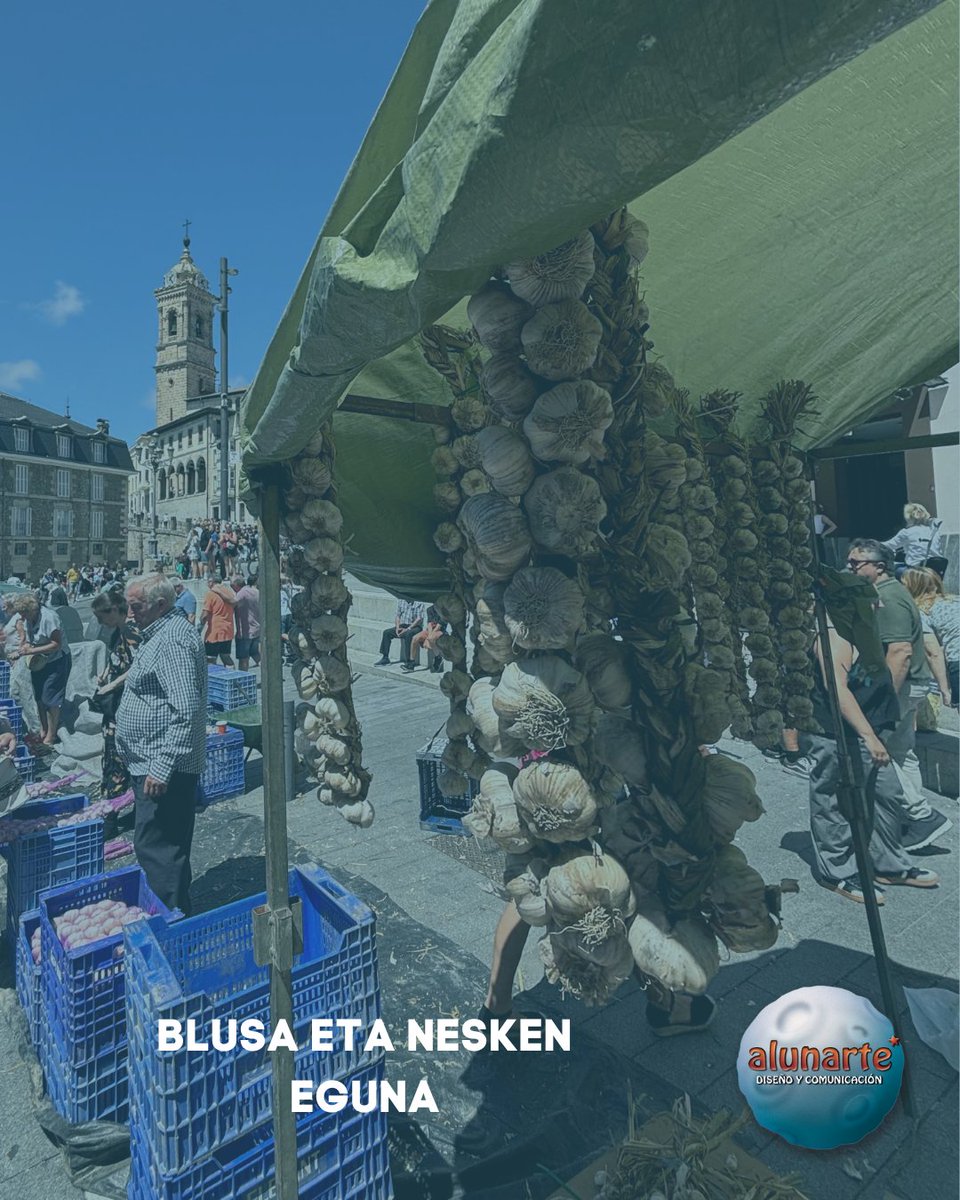 ¡Que levante la mano el que haya preparado para hoy su atuendo de Blusa y Neska! 🙋🙋‍♀️ Ya huele a fiestas de La Blanca, y es que el 25 de julio en #vitoriagasteiz es uno de los días más especiales del año. 😉

¡Feliz #DíadelBlusaylaNeska!🥳
Jai zoriontsuak izan!🙌

#EquipoAlunarte