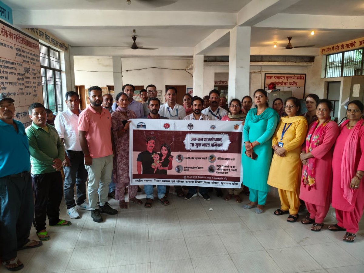 Manish STS (@bhawarnarn78261) on Twitter photo Nikshay shivir at GRAM PANCHAYAT kural under BLOCK Bhawarna kangra
By BLOCK team Bhawarna BMO MO ,STS,FHW,MHS,HE, AND ALL ASHA under kural AAM
<a href="/mukt_tb/">TB Mukt Bharat - Himachal</a>
<a href="/TbDivision/">Central TB Division | #TBMuktBharat</a>
<a href="/CmoKangra/">CMO KANGRA HP</a>
#TBMuktBharat
#TBMuktHimachal Nikshay shivir at GRAM PANCHAYAT kural under BLOCK Bhawarna kangra
By BLOCK team Bhawarna BMO MO ,STS,FHW,MHS,HE, AND ALL ASHA under kural AAM
<a href="/mukt_tb/">TB Mukt Bharat - Himachal</a>
<a href="/TbDivision/">Central TB Division | #TBMuktBharat</a>
<a href="/CmoKangra/">CMO KANGRA HP</a>
#TBMuktBharat
#TBMuktHimachal