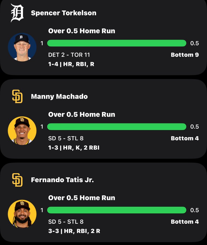 $100 to someone that likes this post ❤️

few homer singles banging, let’s get a few more wins in!!!! 

premium free for everyone 👇
dubclub.win/checkout/24978…