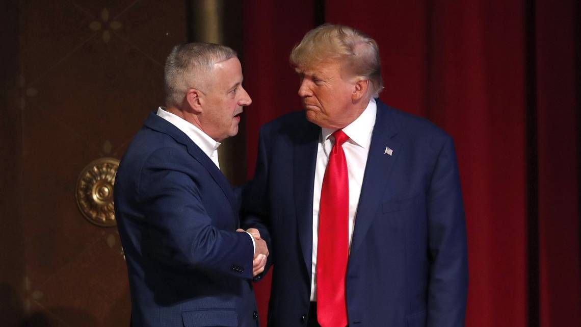 underthedome's tweet image. Trump throws his support behind RNC Chair Michael Whatley for NC Senate seat newsobserver.com/news/politics-…