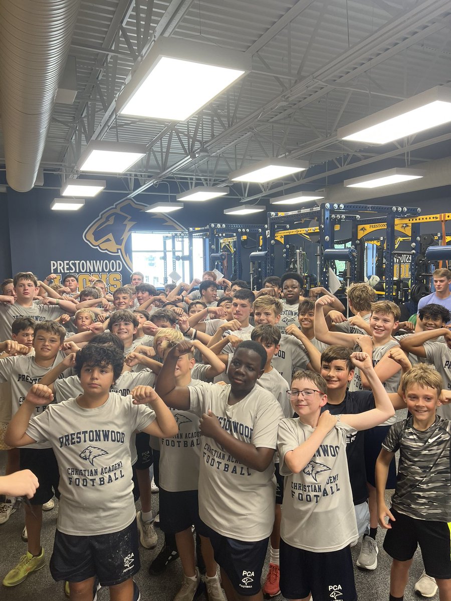 PCALionsFB's tweet image. What a great summer for our middle school program! Fired up about these young men and their futures! Great days ahead!!🙏🏻