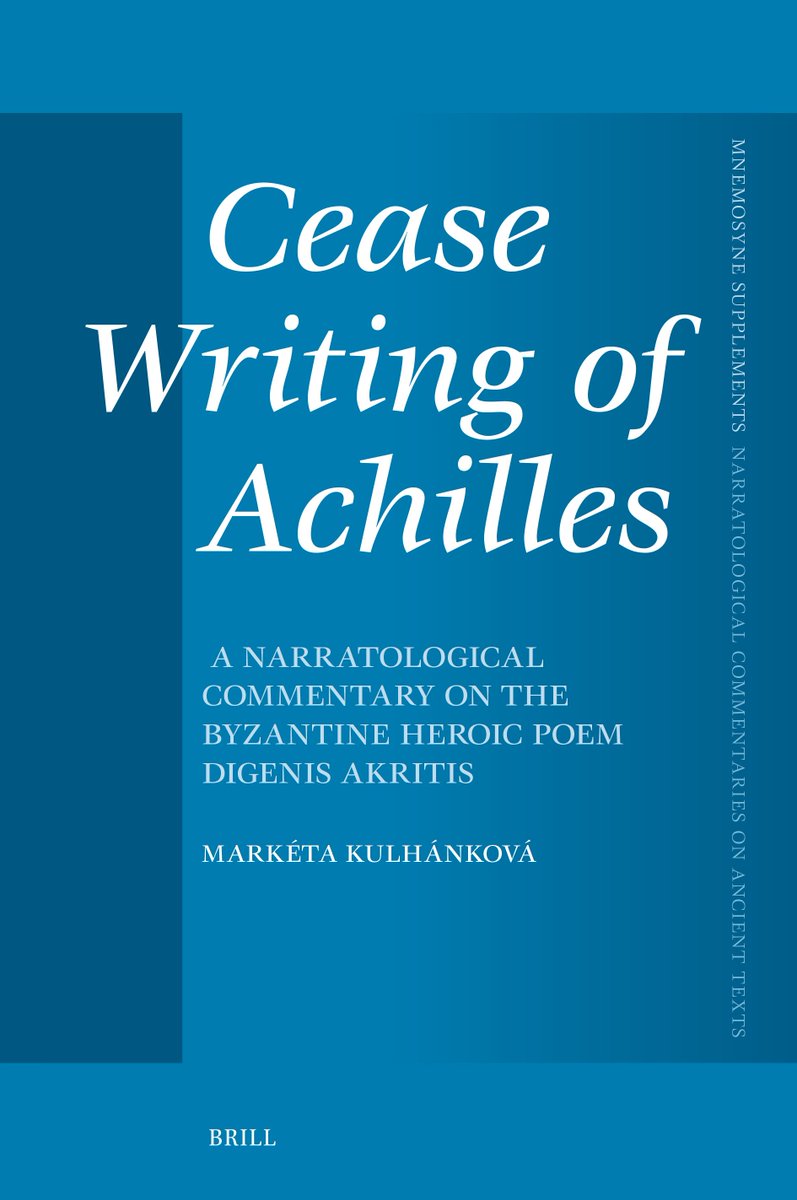 MedievalUpdates's tweet image. Marketa Kulhankova, Cease Writing of Achilles: A Narratological Commentary on the Byzantine Heroic Poem Digenis Akritis (@Brill_History, July 2025)
facebook.com/MedievalUpdate…
brill.com/display/title/…
#medievaltwitter #medievalstudies #medievalliterature #byzantium #byzantine