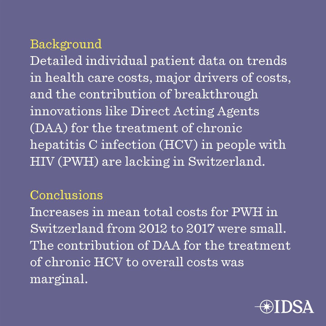 OFIDJournal's tweet image. Trends in costs for HIV care during the HCV early treatment and elimination program: A data linkage study of claims and Swiss HIV Cohort Study data
โ
Just Accepted
๐ bit.ly/4kTCOA6