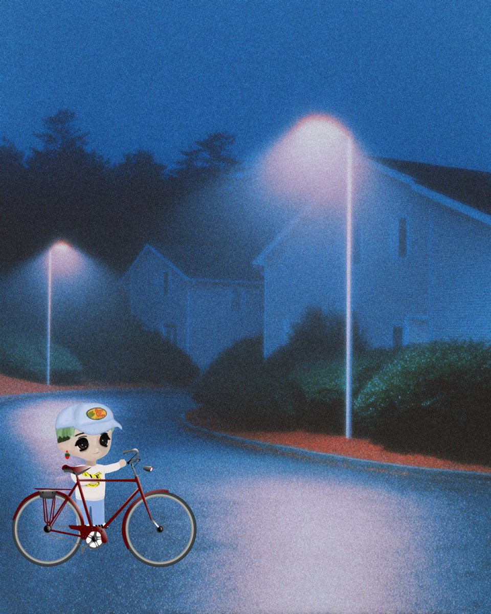 Shillverstein's tweet image. Anyone want to go for a night ride w me?
