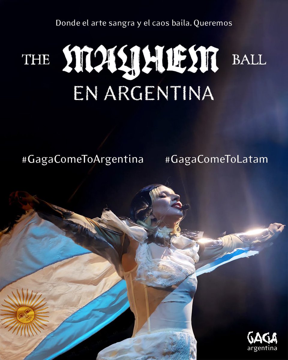 Gaga Argentina tweet media