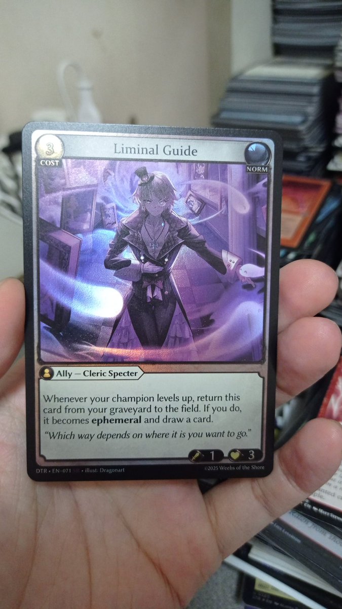Replagas_89's tweet photo. Also pulled this shiny guy last night. DTR has been good to me
#distortedreflections
#GrandArchiveTCG https://t.co/2DreQGC40F