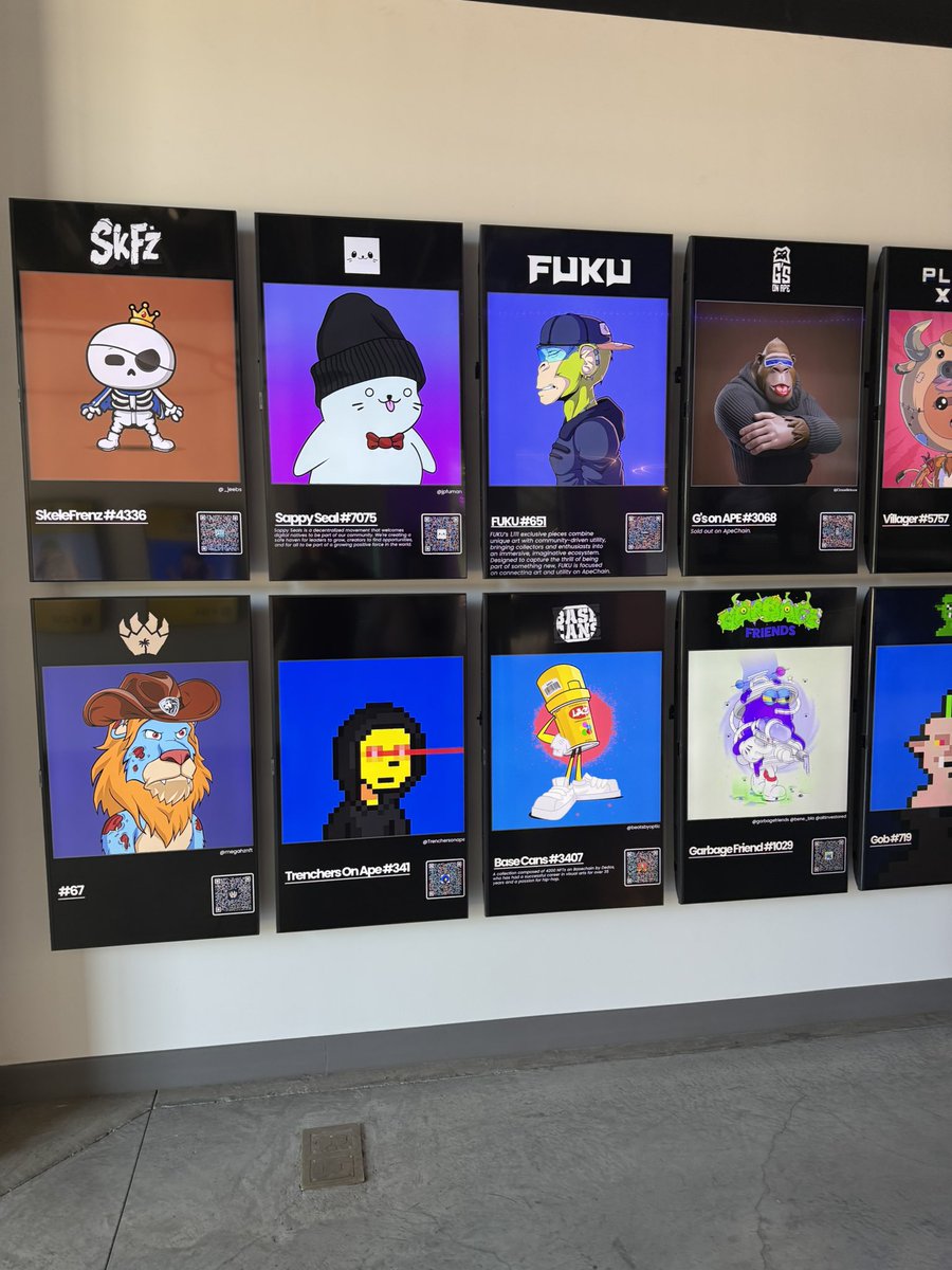 Cres2308's tweet image. Nice visit to @JRNYGallery. If you’re ever in Vegas, stop by.
@BasedApeGang