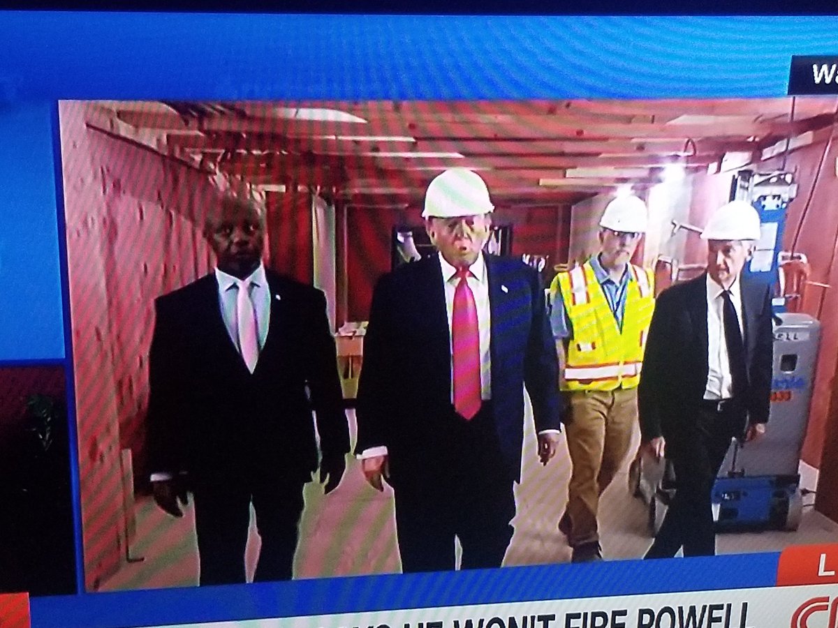 billybobnc27's tweet image. As an engineer, I've been on many, many construction sites where hardhats are required.
They're not optional, for safety reasons.
You can't enter the site without a hardhat.
Yet, @SenatorTimScott obviously did what it took to not be seen in a hat.
@wbtradio
@theobserver
@GOP