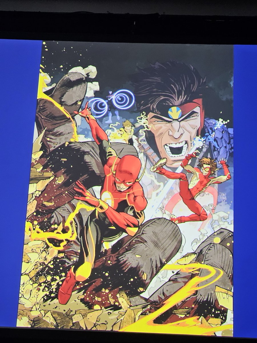 FlashLegacyBR's tweet image. O plano de Mark Waid em seu retorno para The Flash é preparar uma espécie de FLASHPOINT para o Bart Allen, que ainda não aprendeu as lições que o seu avô, Barry Allen aprendeu.