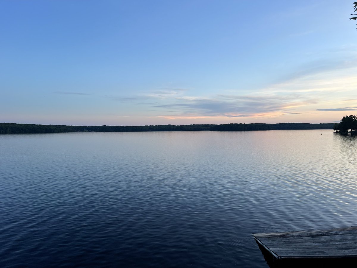 VermonsterWx's tweet image. Ahmic Lake in Ontario, Canada.