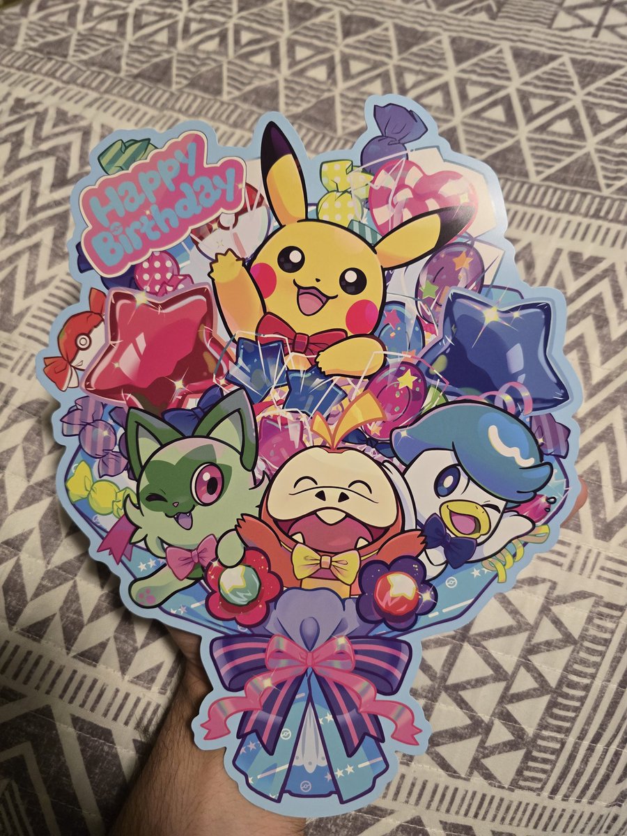 GemMintTCG's tweet image. Mail day! Got my package from Pokemon Center Japan and got a bunch of awesome new stuff! New sleeves, the Hilda sleeves, deck box, and playmat, and these awesome figures! And even a little birthday card! Hoping to make a video on these figures soon, just wanna figure out a style.