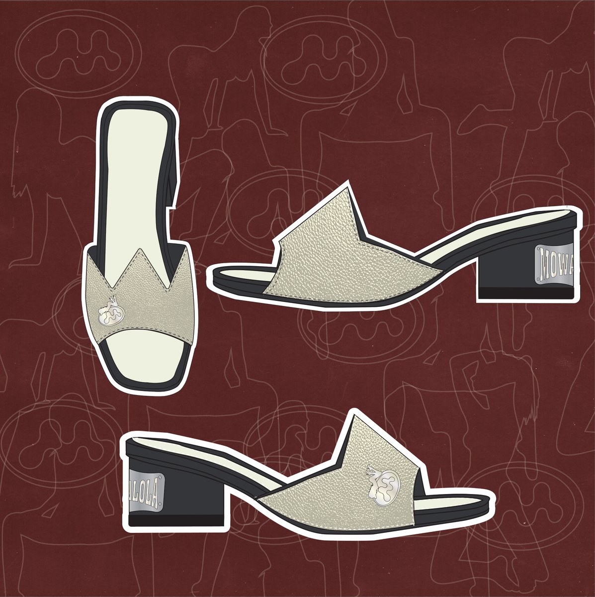 dclsilachetka's tweet image. experimental slippers design @MOWALOLA_