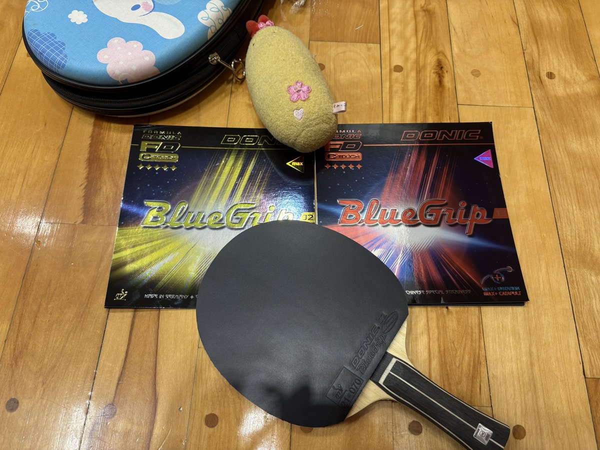 これからこのラバーを試打してみます！