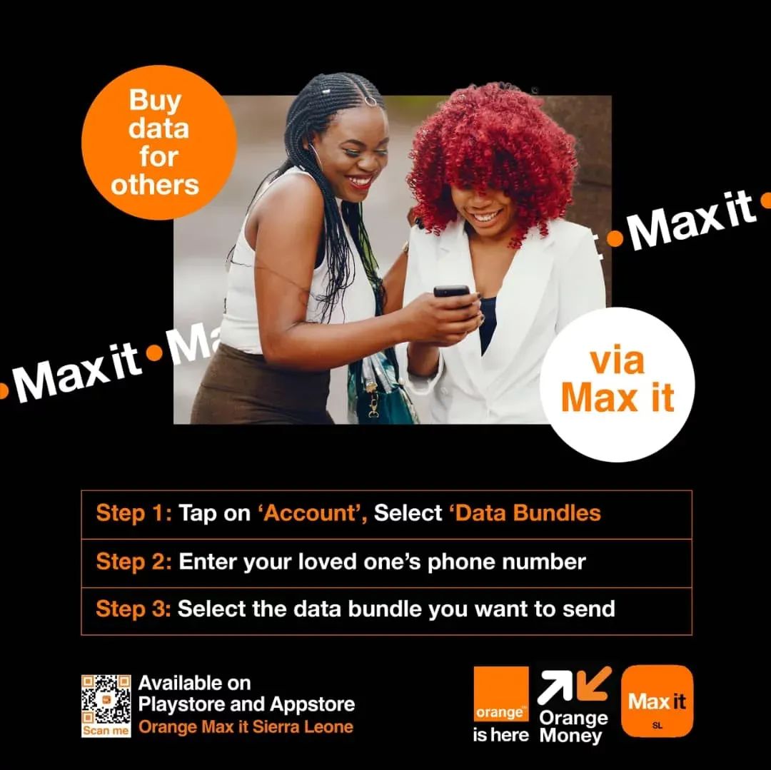 PeterKobba9's tweet image. Buy Data For Others on Max it
Follow these easy steps to buy data for your loved ones on Max it:
1. Open your Max it app
2. Tap on ‘Account’ and then ‘Data Bundles’
3. Enter your loved one’s phone number
4. Then select the data bundle you want to send