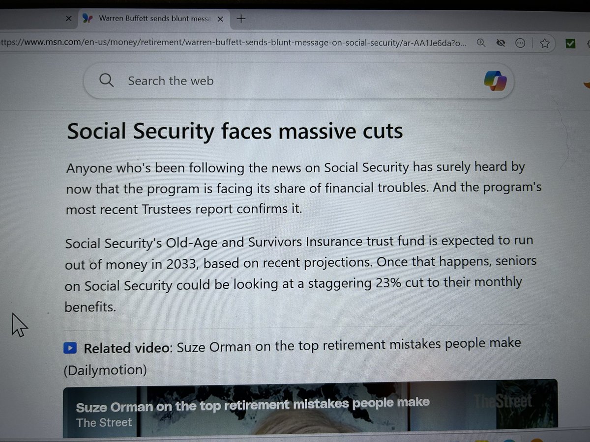 With all the money our ignorant government gives away to the world and u gonna tell us SS is running out really when tht happens u gonna hve 69 million pissed off old people up your corrupt ass