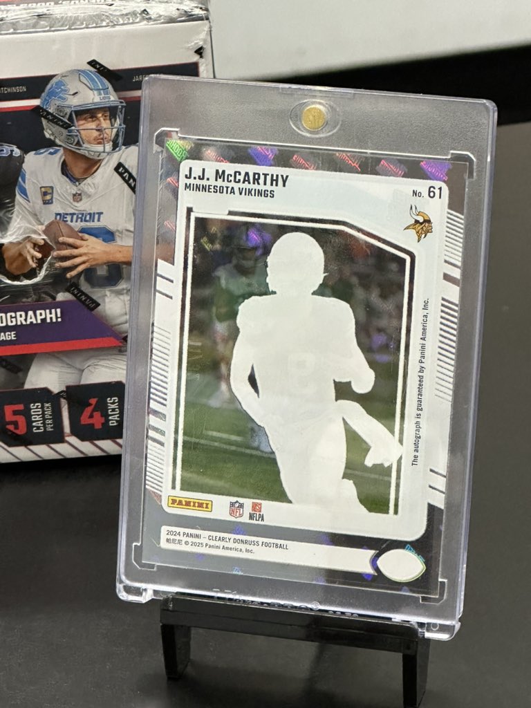 Baseball Cards Plus (@surfcitycards) on Twitter photo Wow! Customer pull of the day <a href="/surfcitycards/">Baseball Cards Plus</a> 2024 Donruss Clearly JJ McCarthy Rookie Auto Wow! Customer pull of the day <a href="/surfcitycards/">Baseball Cards Plus</a> 2024 Donruss Clearly JJ McCarthy Rookie Auto