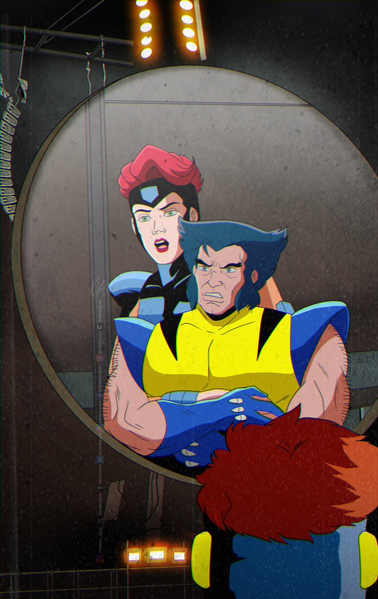 mistajonz's tweet image. ✨X-Men  the animated series Jean Grey and Wolverine✨