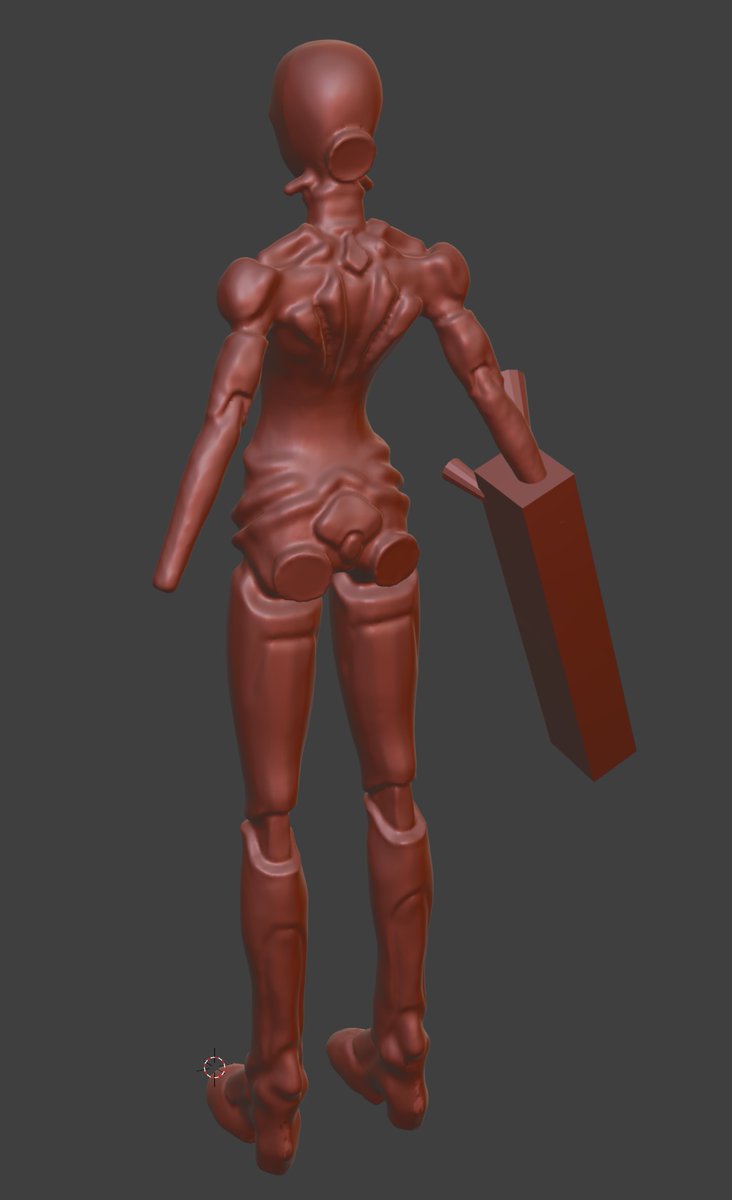 NESFERATU3D's tweet image. Sanakan WIP 5
Body is finally starting to take shape. I'm really having fun with the sculpting workflow.
#BLAME #sanakan #b3d #3DCG
