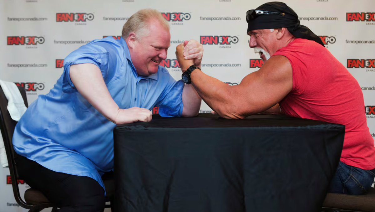 Hulk Hogan was one of the best entertainers with millions of fans around the world. I’ll never forget his arm wrestle with my brother Rob. Rest in peace, Hulk.