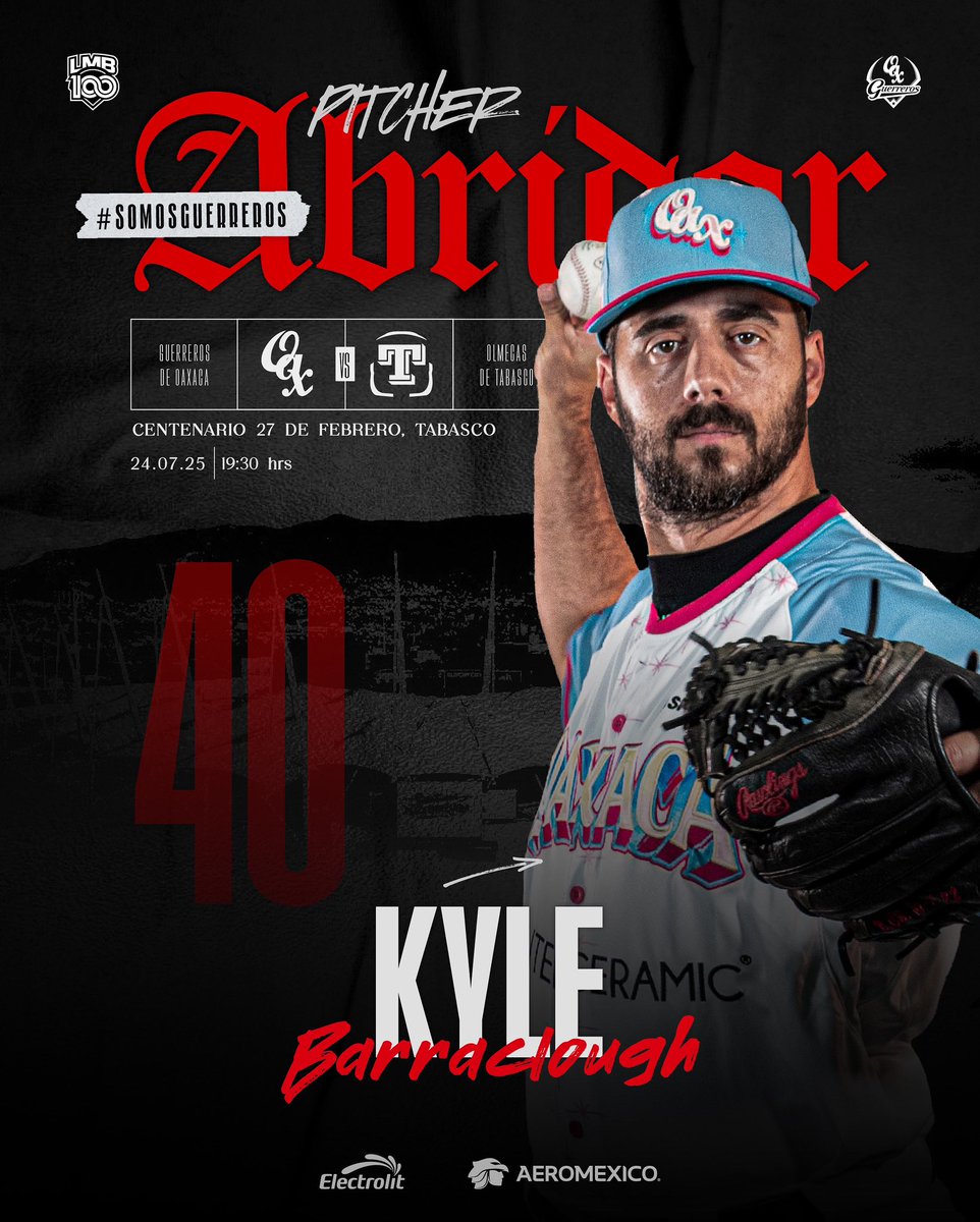 GuerrerosOax's tweet image. Kyle va a guiar a la Tropa al triunfo desde el montículo esta noche⚾️🔥
#SomosGuerreros #LaGuerraComienza