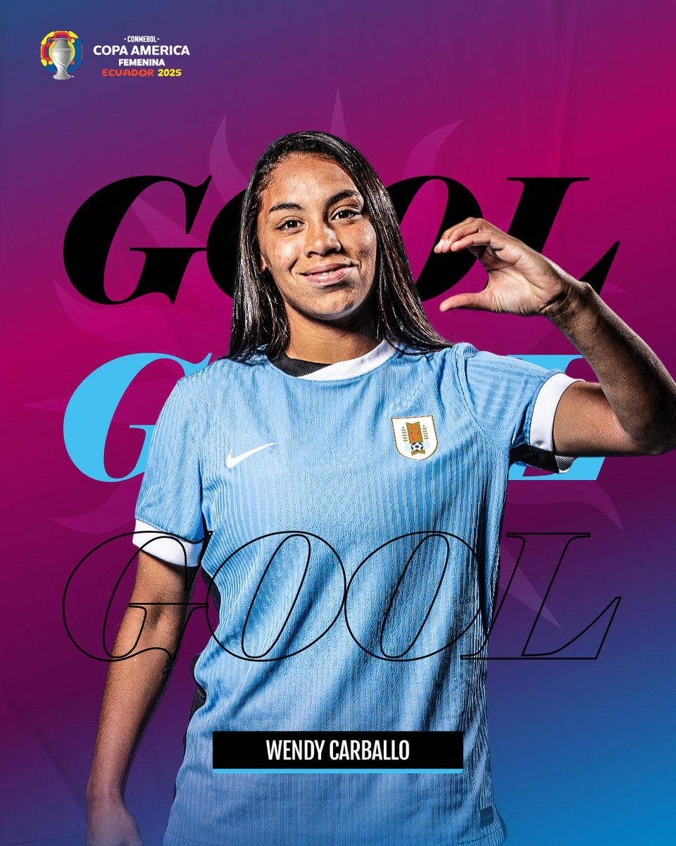 🗣️ ¡𝑮𝑶𝑶𝑶𝑶𝑶𝑶𝑶𝑶𝑶𝑶𝑳!

64' Wendy Carballo 

Chile 🇨🇱 0-2 🇺🇾 Uruguay

📌  @copaamerica

💻 AUF.TV 

#ElEquipoQueNosUne