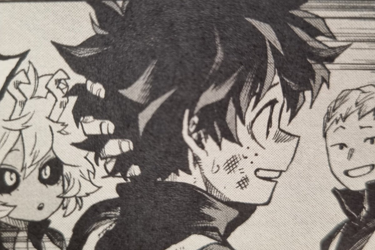 smallmightyn1's tweet image. Todo dia me lamento que esse painel do Izuku não foi adaptado pro anime 💔