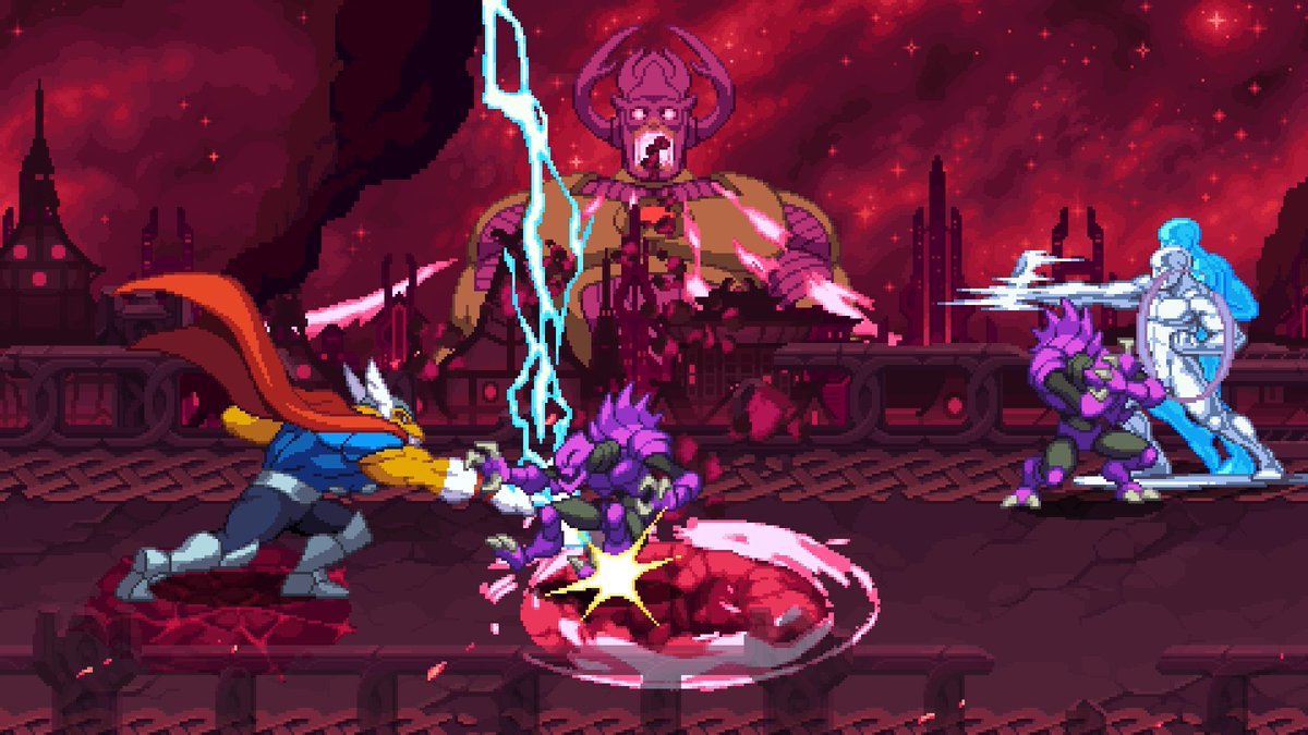 gematsu's tweet image. MARVEL Cosmic Invasion adds Beta Ray Bill, Silver Surfer gematsu.com/2025/07/marvel…