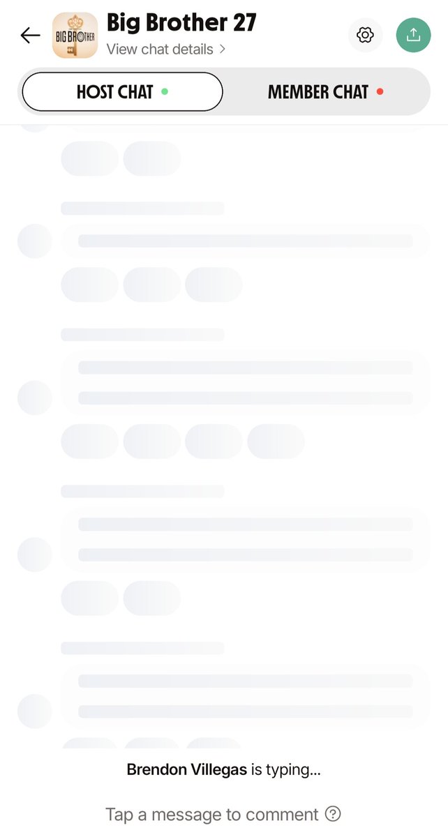 mandapants_x's tweet image. house meeting on chatbcc, app crashing, all i can see is &quot;Brendan Villegas is typing&quot; and im on the edge of my seat #bb27