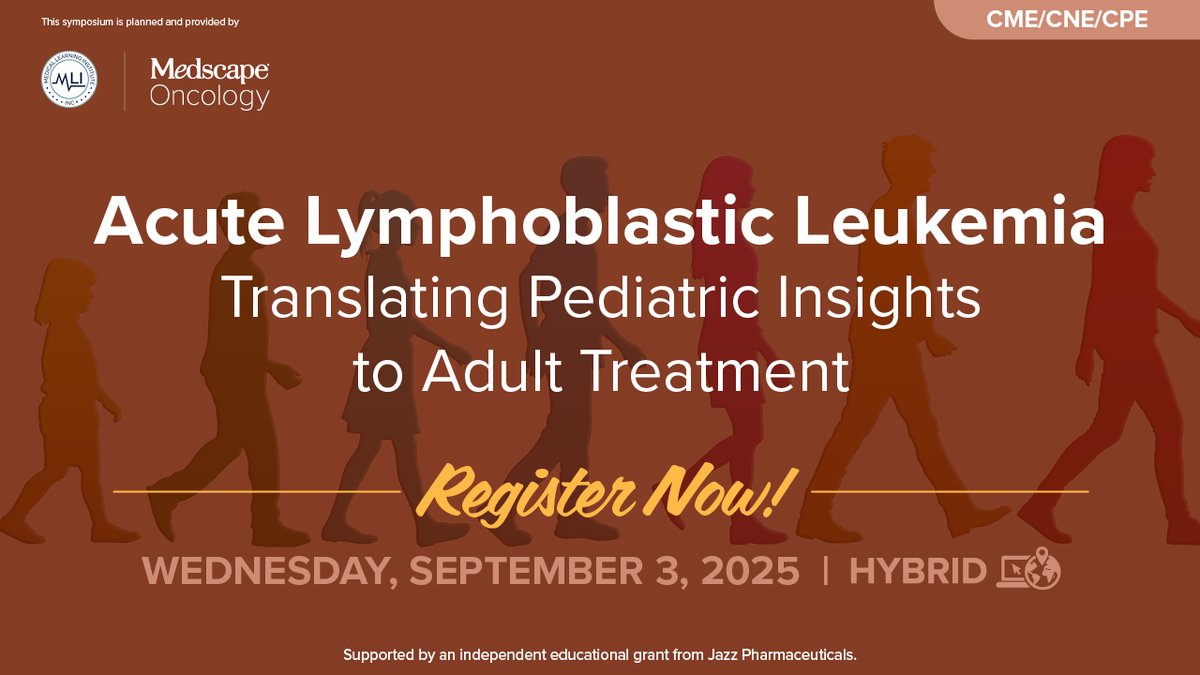 MedscapeLIVE's tweet image. π§ͺ Stay sharp on therapeutic monitoring in acute lymphoblastic leukemia/lymphoma! Boost your confidence in managing asparaginase regimens, especially in younger adults. π ms.spr.ly/6014s1IuC
#SOHO2025 #LeukemiaCare