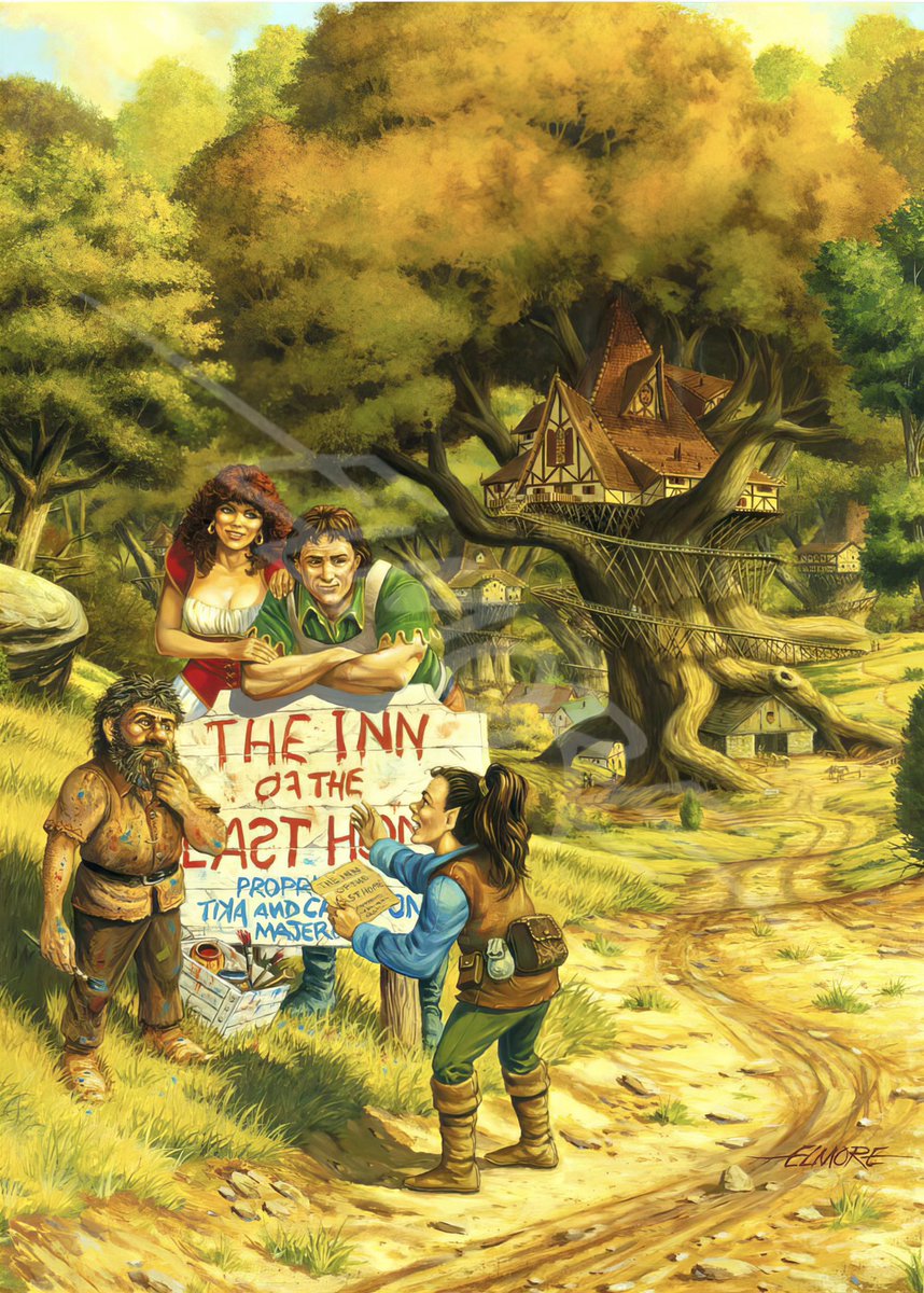 YoDanno's tweet image. My happy place ❤️
Larry Elmore - Inn of the Last Home, Dragonlance