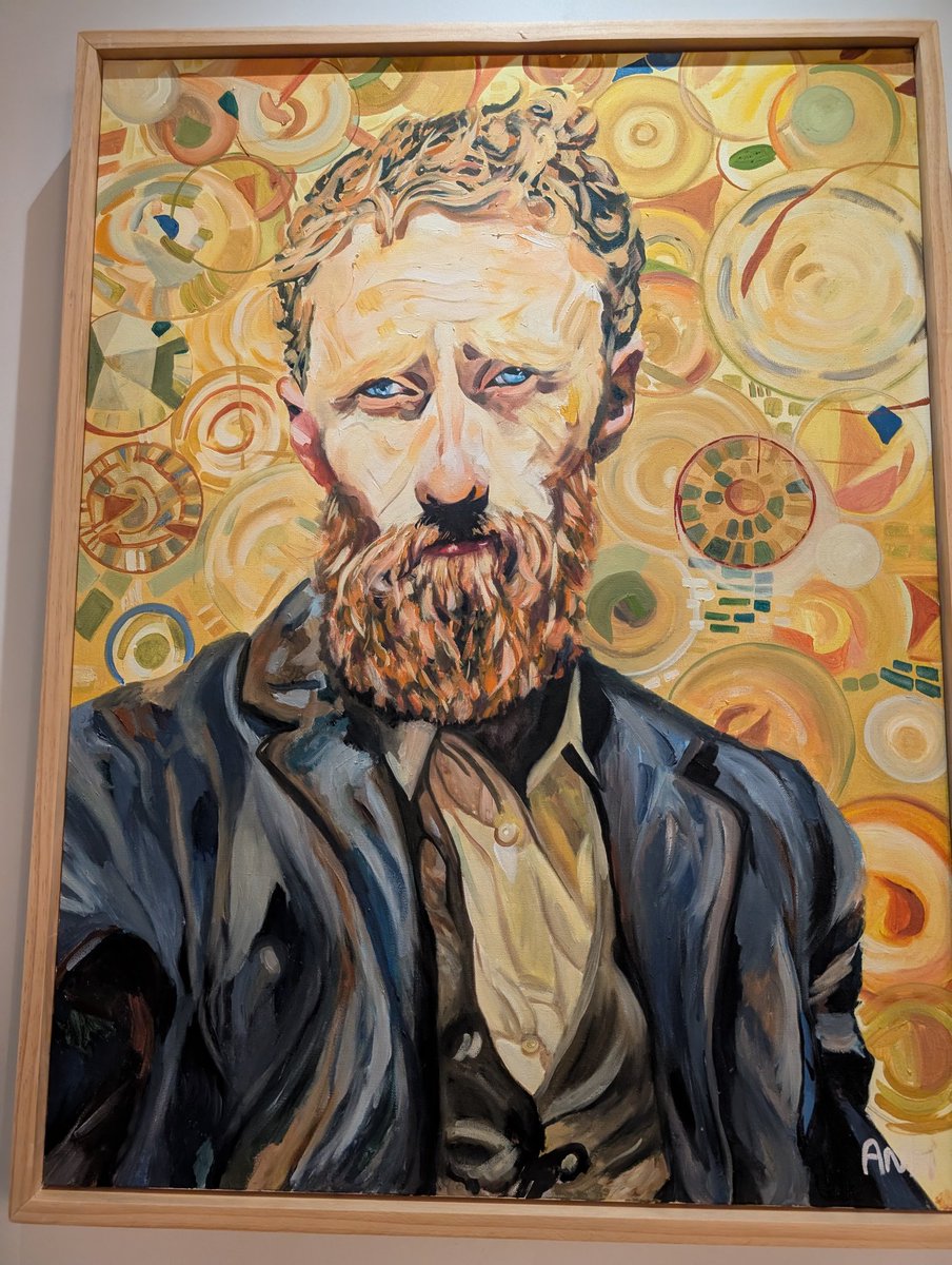 FiverMacGyver's tweet image. Amazing. A portrait of the great @chhardman in our Airbnb this weekend.