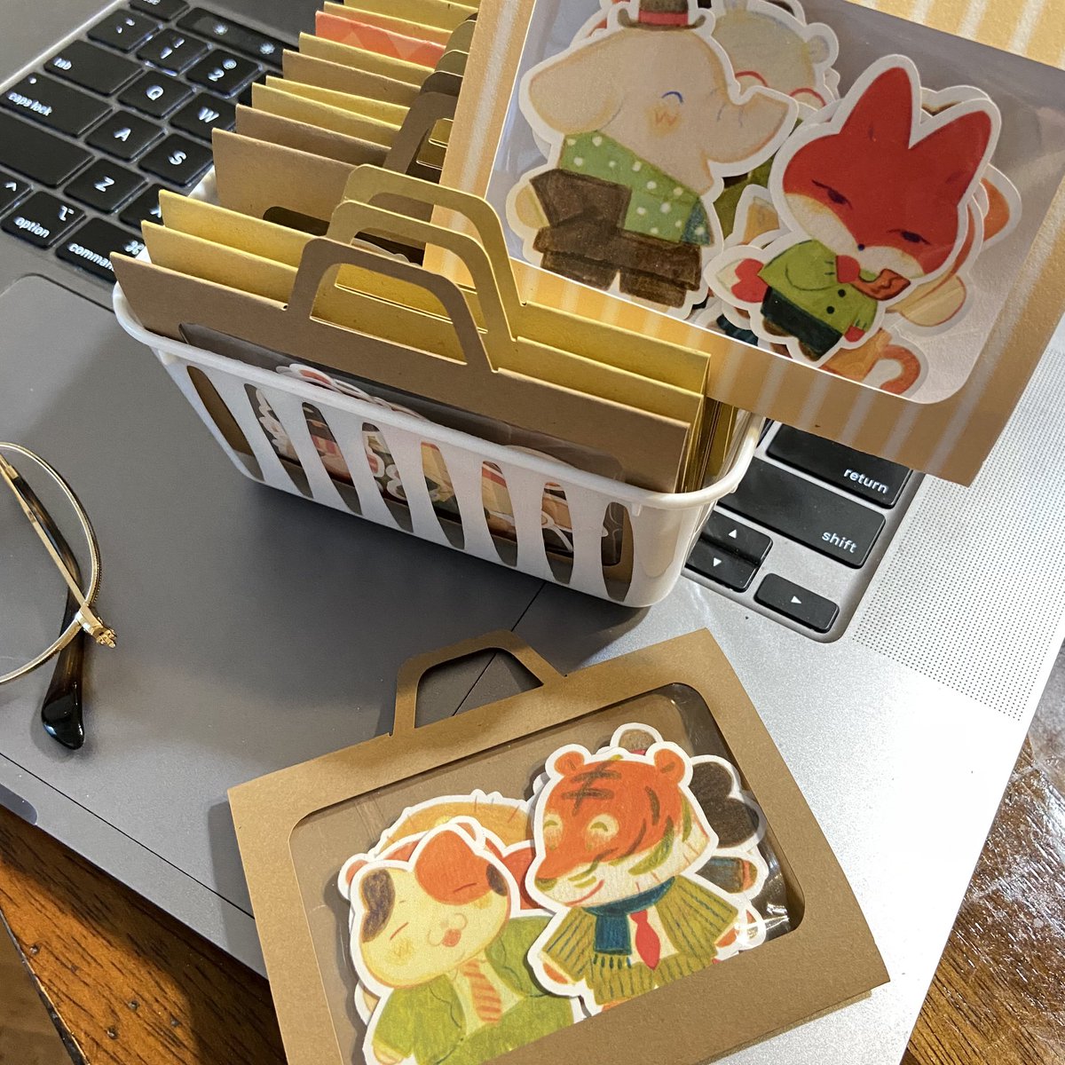 maniisda's tweet image. business critters stickers for sat