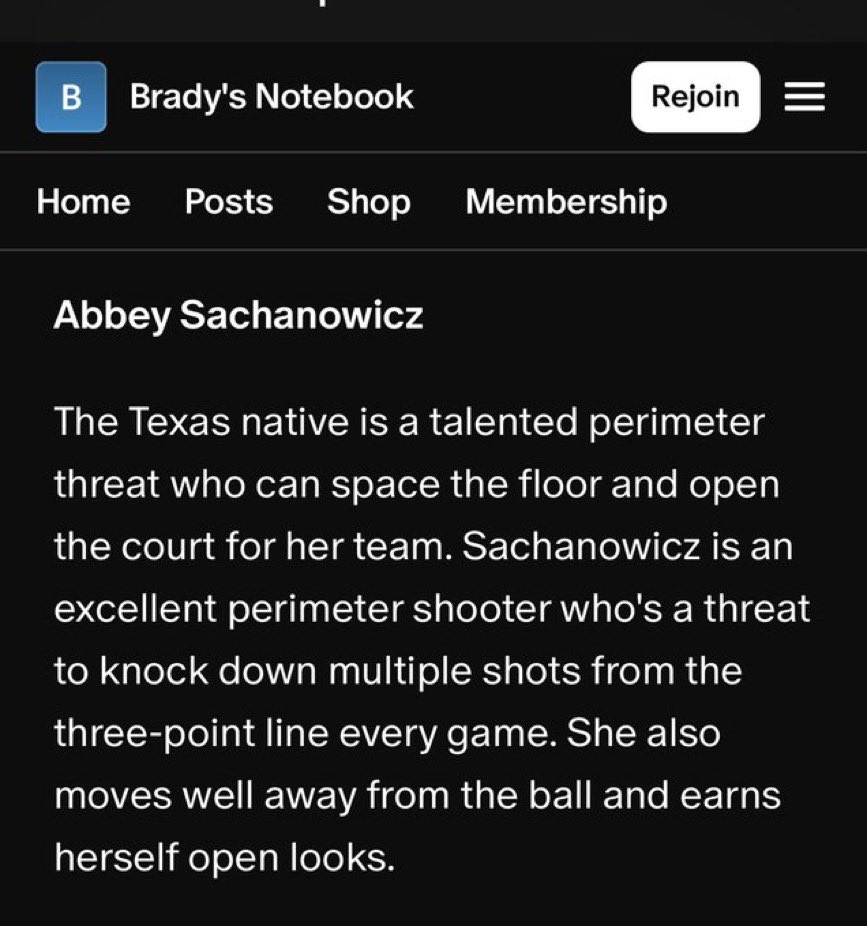 Thanks so much for the write up, it is much appreciated! 🏀❤️