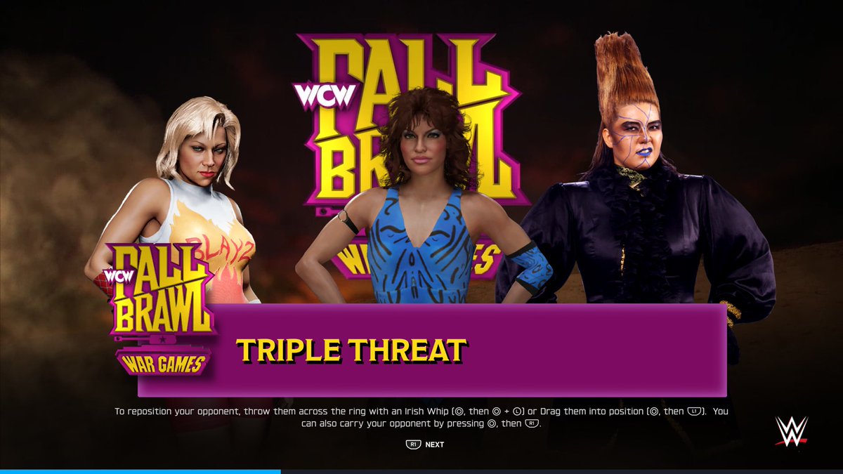 2KSWDivas's tweet image. Oh well, gonna be playing as these legends until @WWEgames fixes their online servers. #WWE2K25 #WendiRitcher