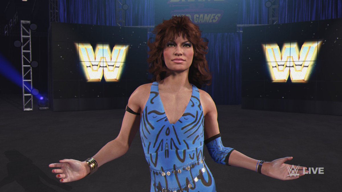 2KSWDivas's tweet image. Oh well, gonna be playing as these legends until @WWEgames fixes their online servers. #WWE2K25 #WendiRitcher