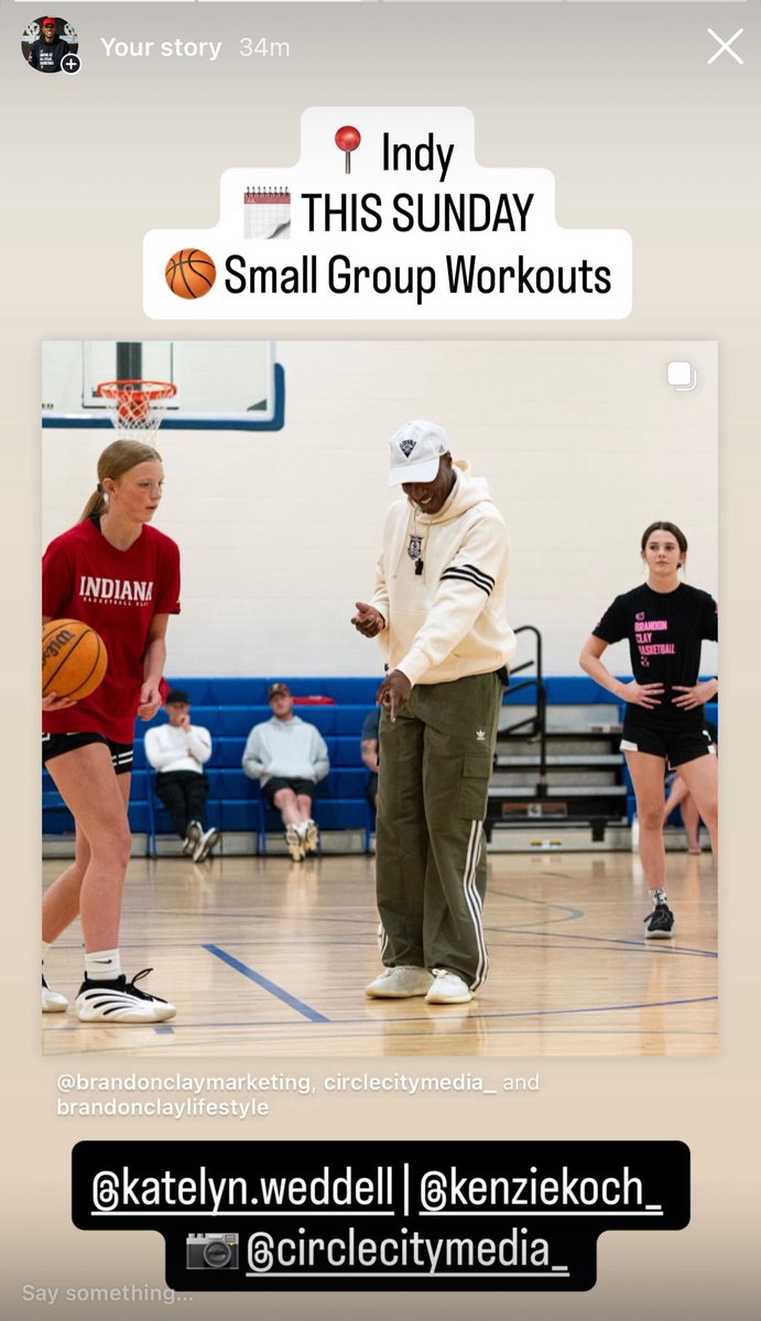 Brandon Clay Showcases (@bclayshowcases) on Twitter photo Brandon Clay Sunday Small Group Workouts
Powered x @brandonclaypsb
βBest Evals & Brand Marketing in π.β
ποΈ July 27
π Indy
βIn 49 other states, itβs just basketballβ¦β
Katelyn Weddell & Kenzie Koch are both products of the Small Group sessions.
JOIN peachstatebasketball.com/brandon-clay-s⦠Brandon Clay Sunday Small Group Workouts
Powered x @brandonclaypsb
βBest Evals & Brand Marketing in π.β
ποΈ July 27
π Indy
βIn 49 other states, itβs just basketballβ¦β
Katelyn Weddell & Kenzie Koch are both products of the Small Group sessions.
JOIN peachstatebasketball.com/brandon-clay-sβ¦