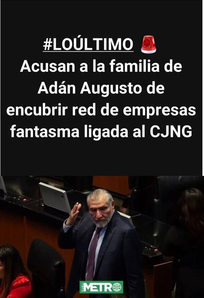 Le sigue saliendo 💩💩💩💩al NARCO SENADOR y RÁBULA HUACHICOLERO <a href="/adan_augusto/">Adán Augusto López H</a>