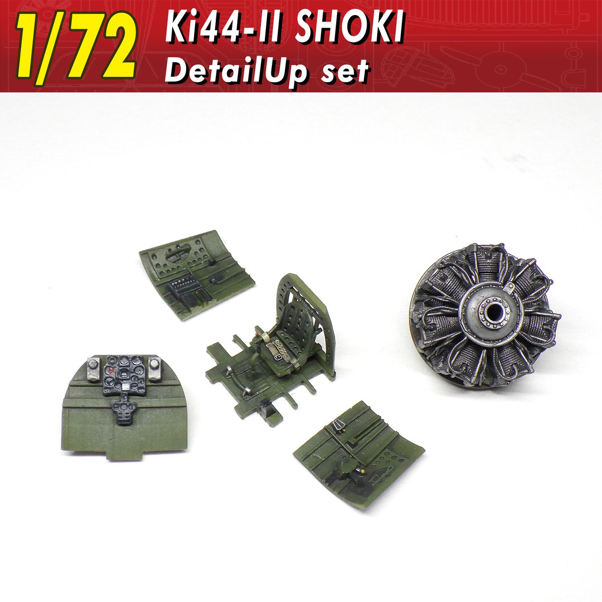 724832scale's tweet image. 長年親しまれてきたH社の定番キットKi44鐘馗のディテールアップパーツ只今予約受付中です!→x.gd/6j09n
