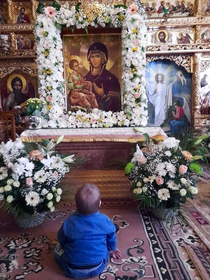 Ortho_dog's tweet image. “Oh, do not take the little children out of church! They make their own joyful noise to the Lord. Babies sing praises to God in their own language. They belong in the Divine Liturgy.”
Fr. Roman Braga
