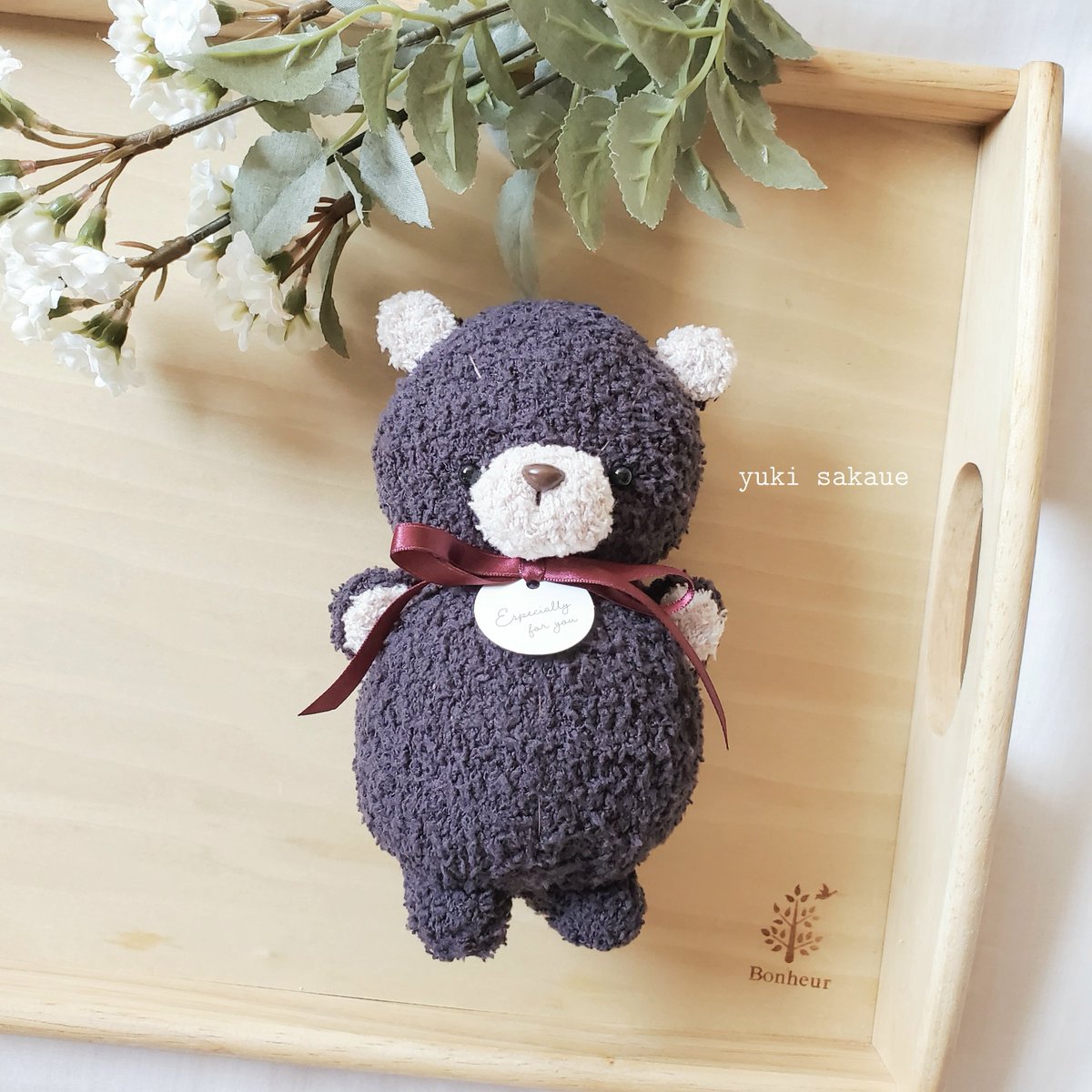 yuki_sakaue's tweet image. ネイビーカラーのくまさんお迎え決まりました*
お迎え先で素敵な日々を過ごしてもらえたらと思いつつ、このくまさんからも癒しや可愛いさをお届けできたらと願っております。
気に入って頂けますように(,,ᴗ ᴗ,,)𓂃 𓈒𓏸
#ぬいぐるみ
#ハンドメイド