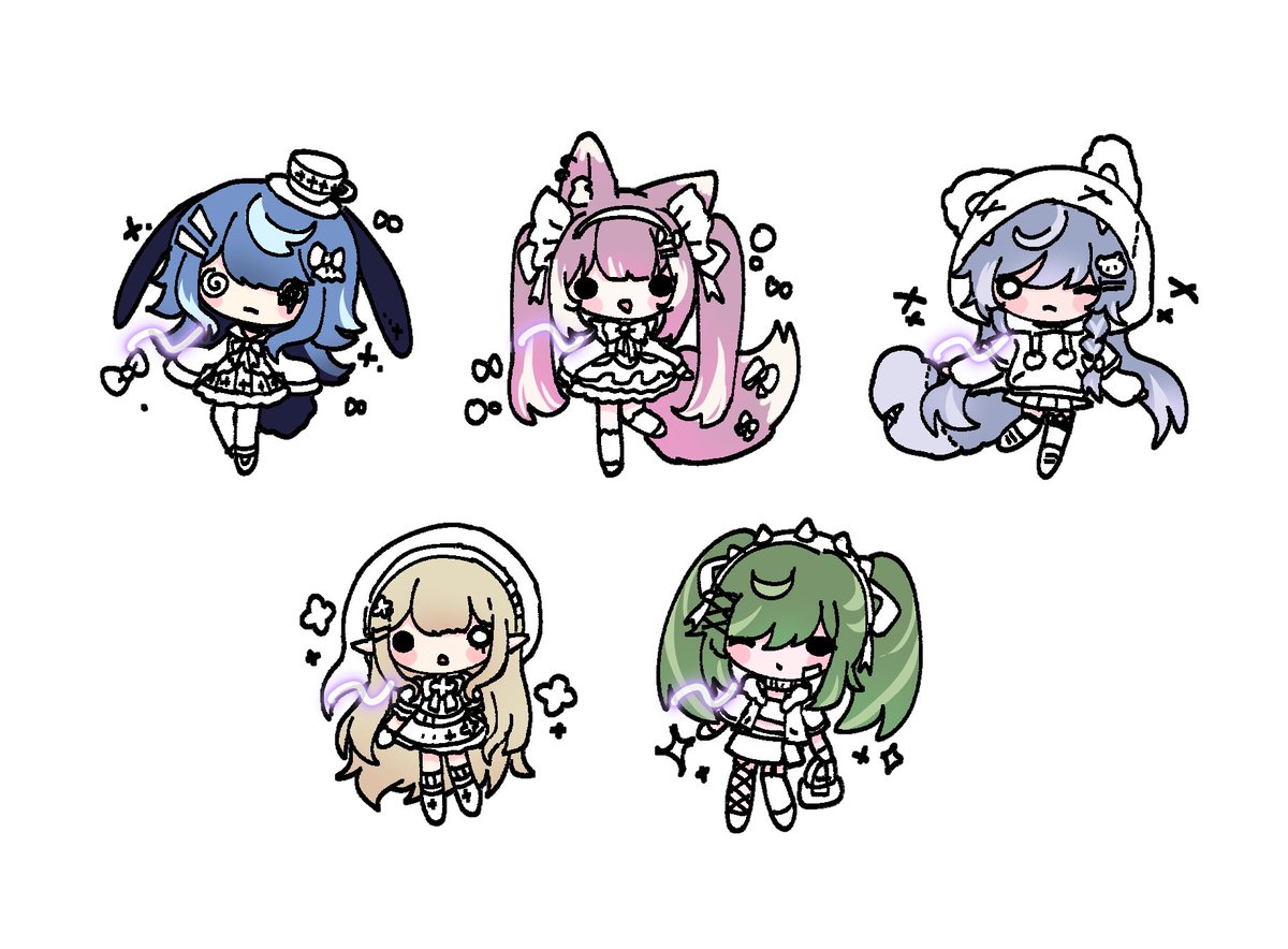Chibi adopts WIP 👀💜