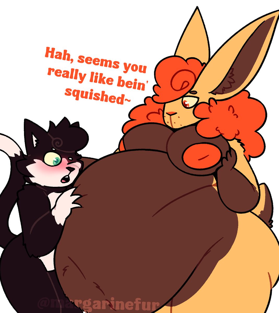 /α - Λ -γ β³ (@thecathodecat) on Twitter photo Being smushed against a big soft tummy is one of my weaknesses, as a certain bunny learns :3,,,
π¨ <a href="/margarinefur/">Margarine π</a> Being smushed against a big soft tummy is one of my weaknesses, as a certain bunny learns :3,,,
π¨ <a href="/margarinefur/">Margarine π</a>