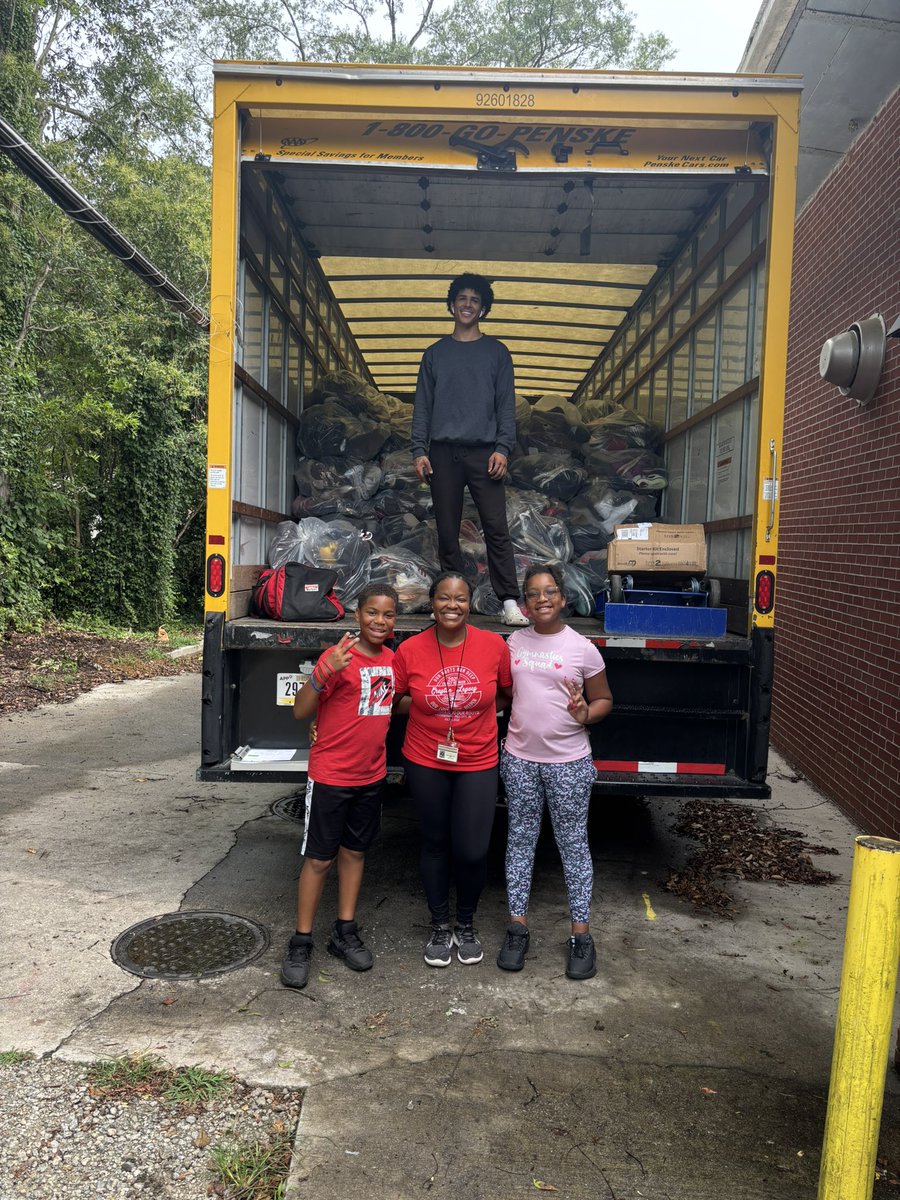 Our Beta Club finally finished our largest service project of the school year! We collected over 800 pairs of shoes that will be donated globally to help 20+ countries in poverty! We are HamptonProud! <a href="/funds2orgs/">Funds2Orgs</a> <a href="/nationalbeta/">National Beta</a> <a href="/michellewil2/">Michelle Williams</a> <a href="/mrsj_cohen/">Mrs. Janae' Cohen, Ed. S.</a> <a href="/missasu98/">Joycelyn Jackson</a> <a href="/HES_HCS/">Hampton Elementary School</a>