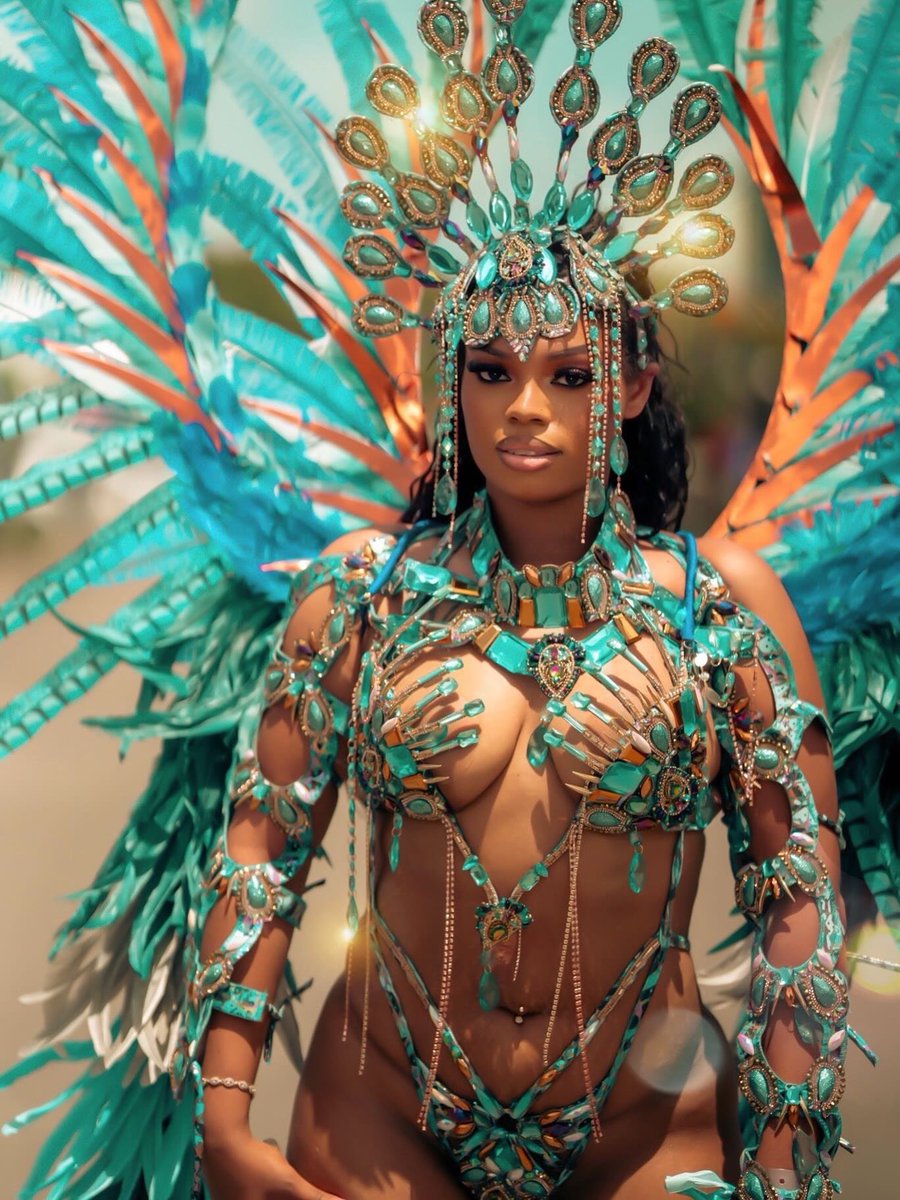 didiiwhite's tweet image. Lucia Carnival BAD! 🦚🇱🇨 #J4F