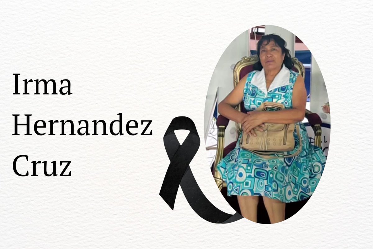 Nadinepink's tweet photo. Esto sí debería ser Indignación Nacional. 🇲🇽
Lamentablemente la maestra Irma Hernández Cruz fue vilmente asesinada por un comando armado, al negarse pagar derecho de piso.
¡En qué momento se ha normalizado la violencia!
Y no...«No llegamos todas»😭

Descansa en paz.🕯️🌷 https://t.co/Xa42vpxhh7